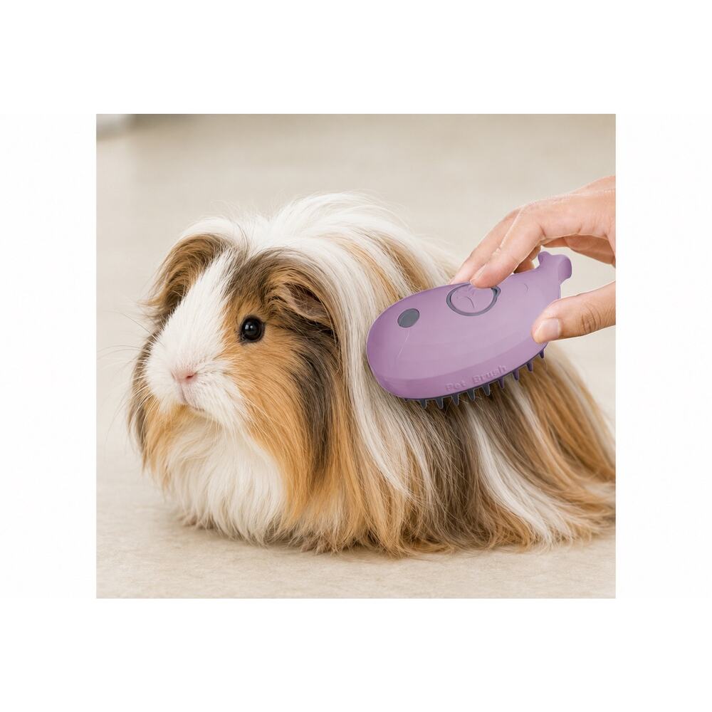 Whale Pet Spray Grooming Brush for Dogs Cats & Small Pets NIB Pink